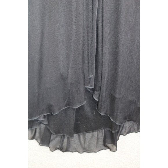 City Triangles Halter Style Beaded Mesh Dress-Size Small-Goth-Fairy-Grunge - Picture 3 of 12